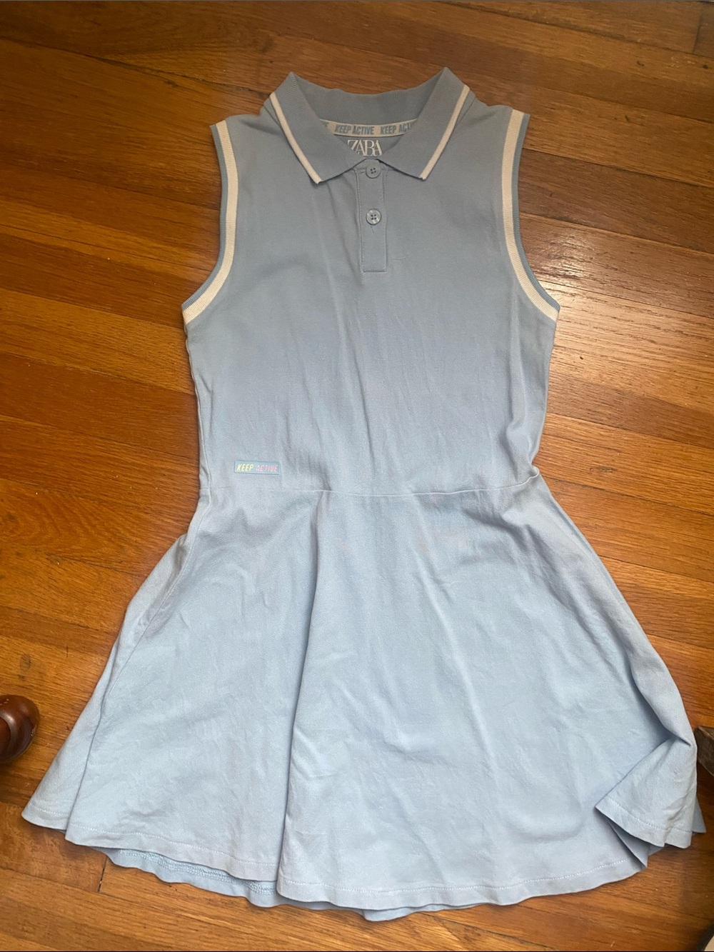 Zara girls blue tennis dress size 11/12